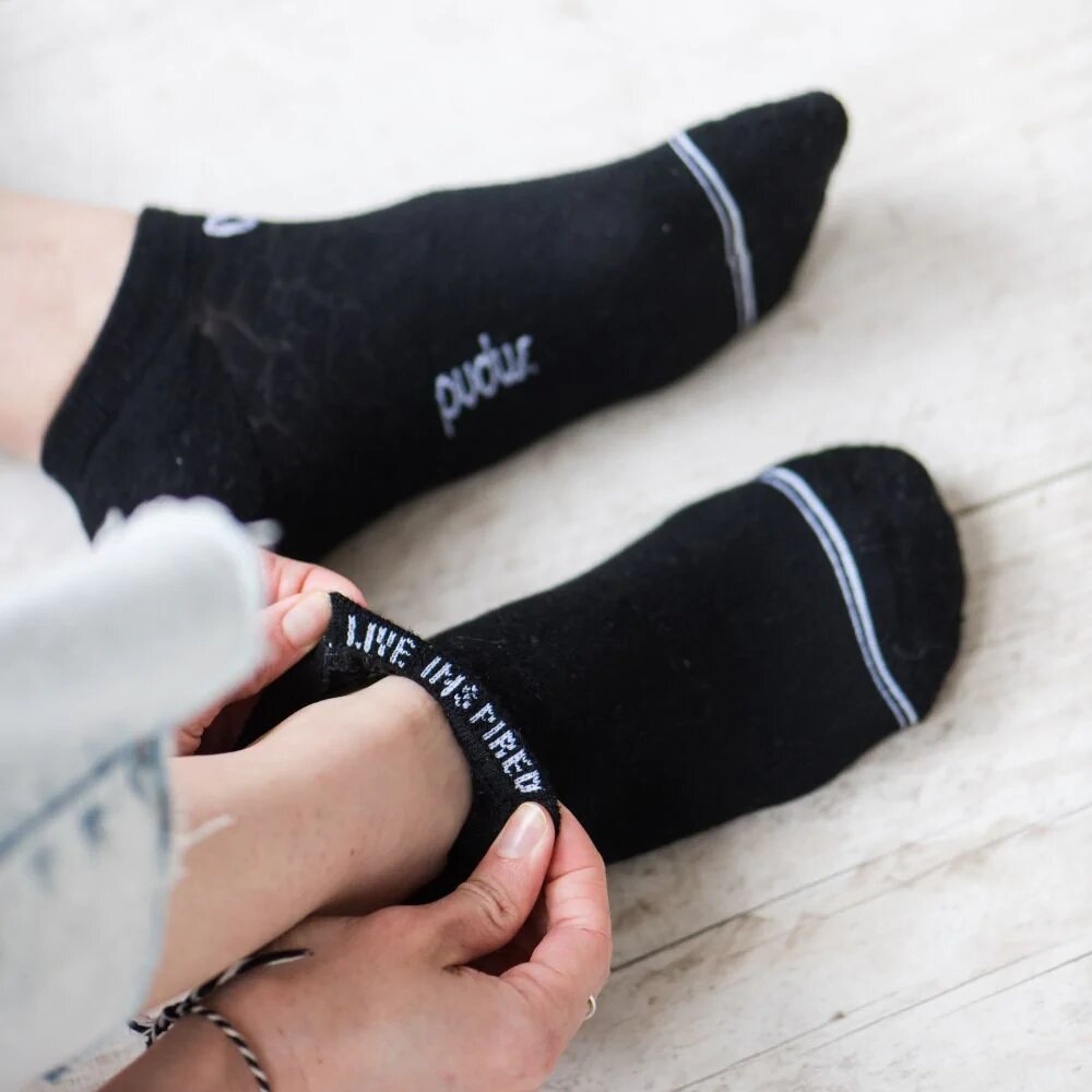 Pudus Bamboo Everyday Ankle Socks | Moisture Wicking | Breathable | Extra Soft