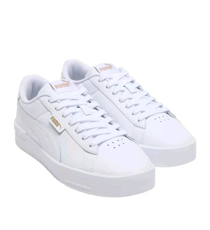 Puma Women's Court Sneaker White Tennis Shoe Fashion Casual Ladies Footwear - Picture 2 of 2