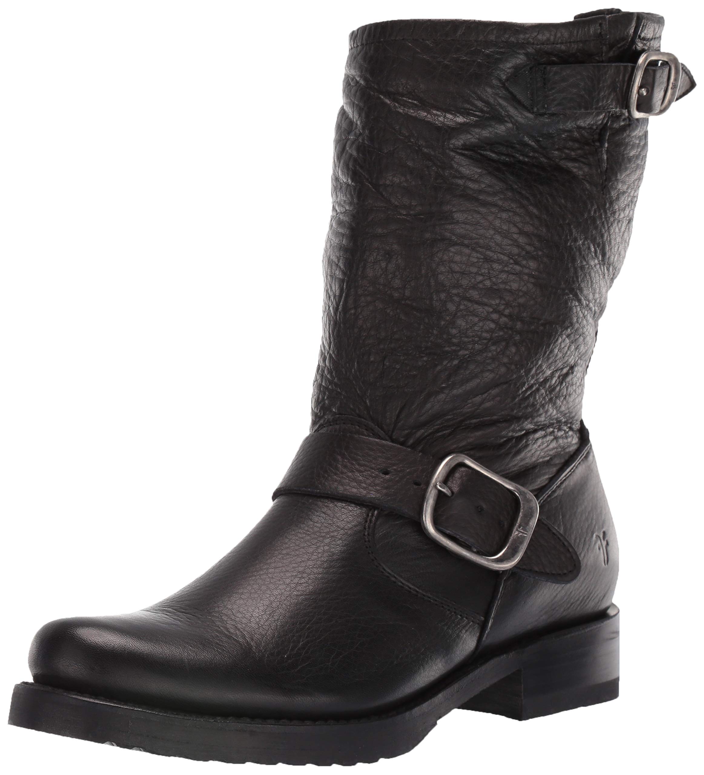 Frye Women's Veronica Short Buckle Boots, Black Leather | eBay