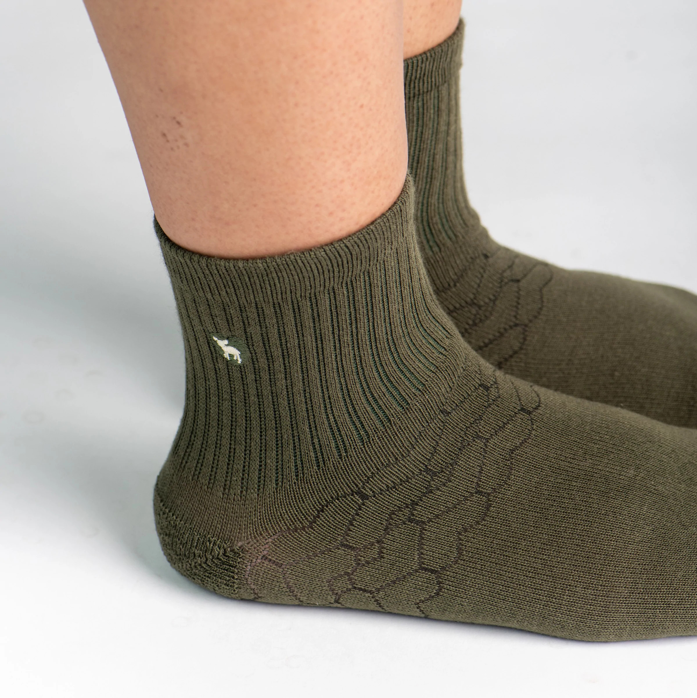 Pudus Bamboo Everyday Quarter Crew Socks | Moisture Wicking | Breathable |