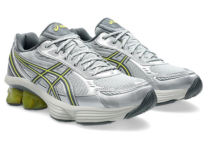 ASICS Gel-Kinetic Fluent Mens Sneakers Grey Athletic Shoes | eBay