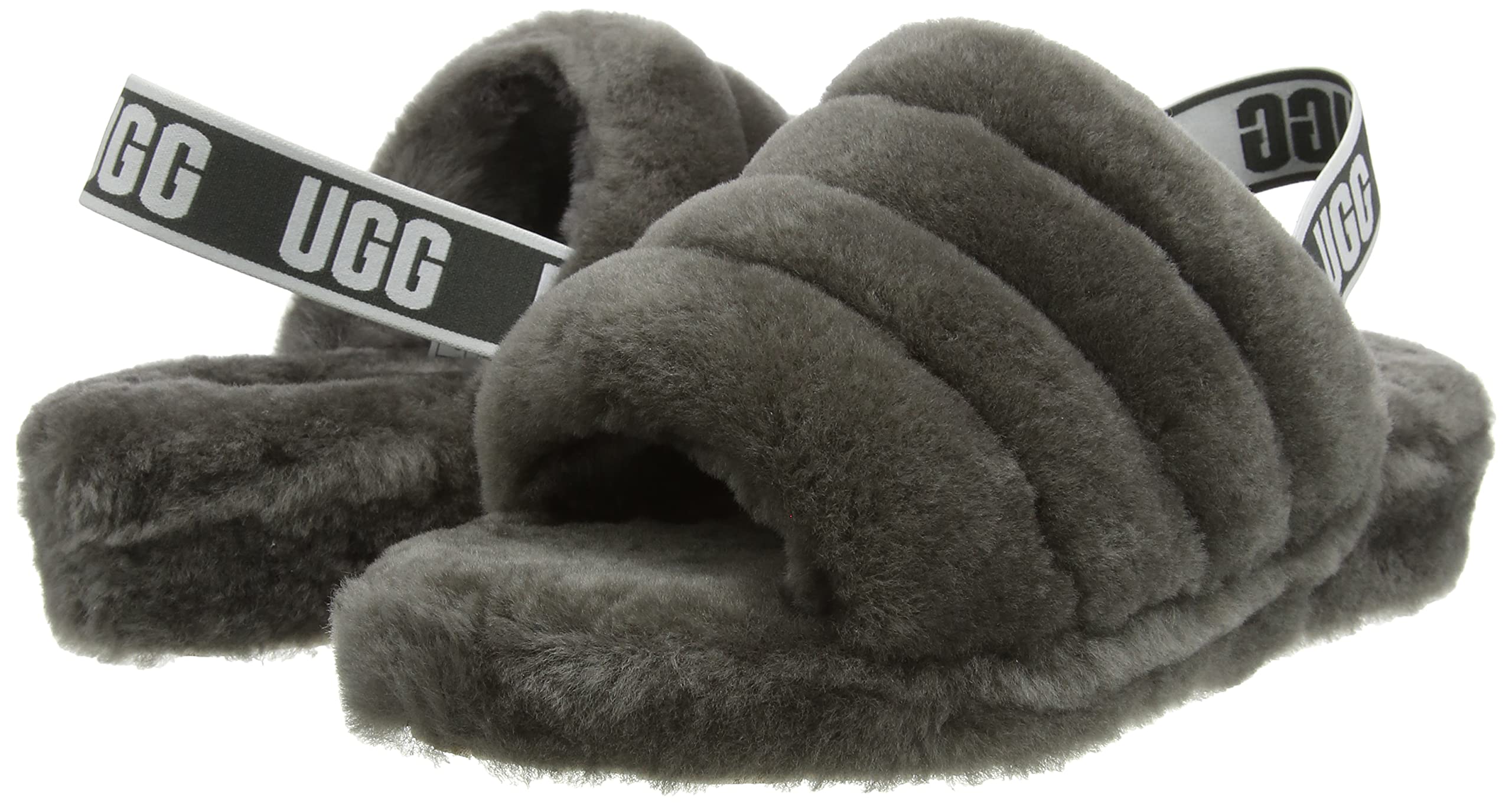 Ugg women's fluff yeah slide sales wedge sandal