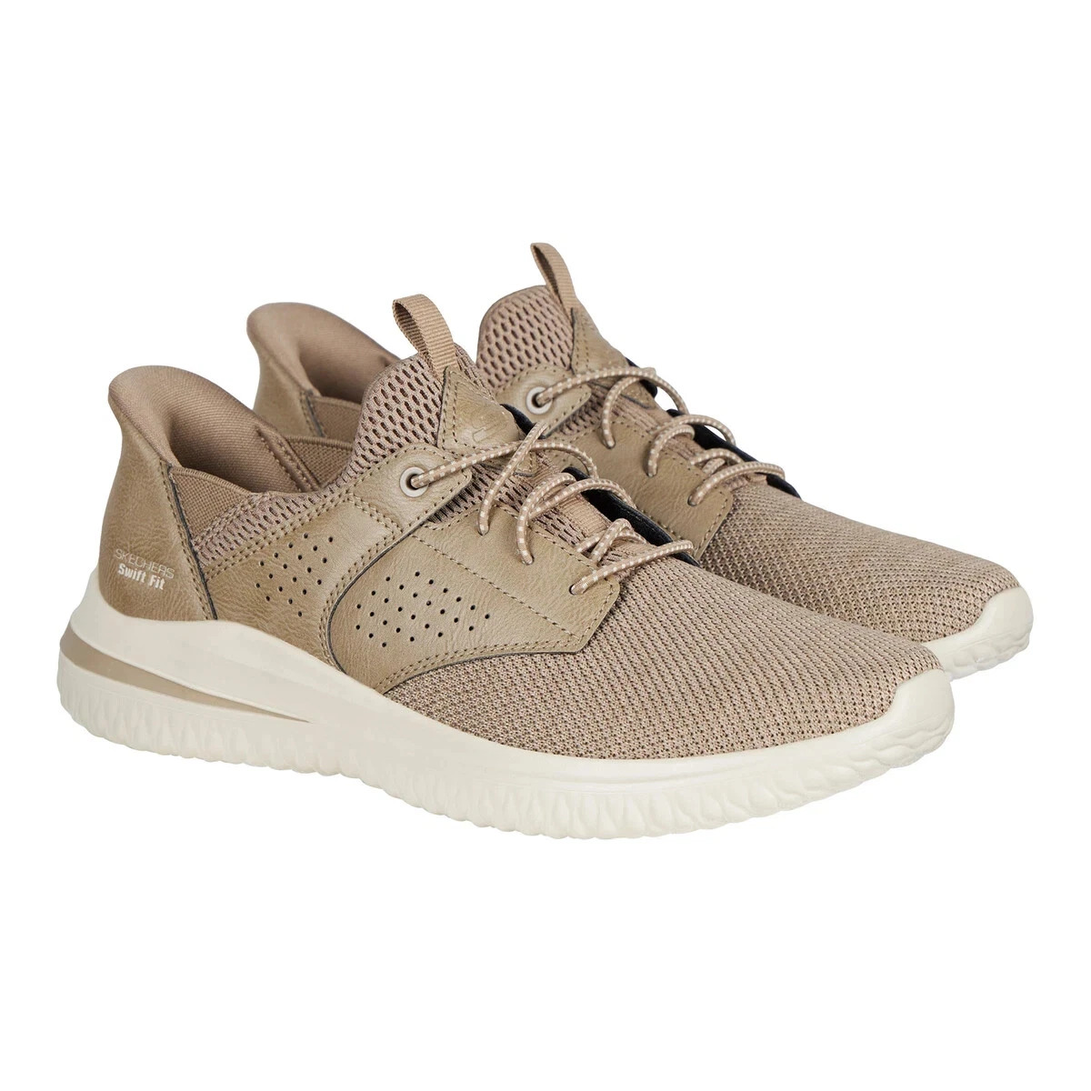 Skechers Herren Delson Hands Free Swift Fit Tennisschuh Freizeit Sneaker - Bild 7 von 11