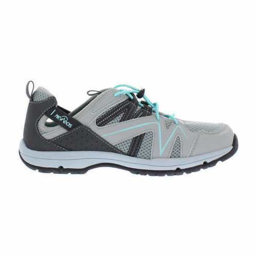 Zapatos de cierre bungee para mujer gris/azulado ligeros con ventilación - Imagen 4 de 12