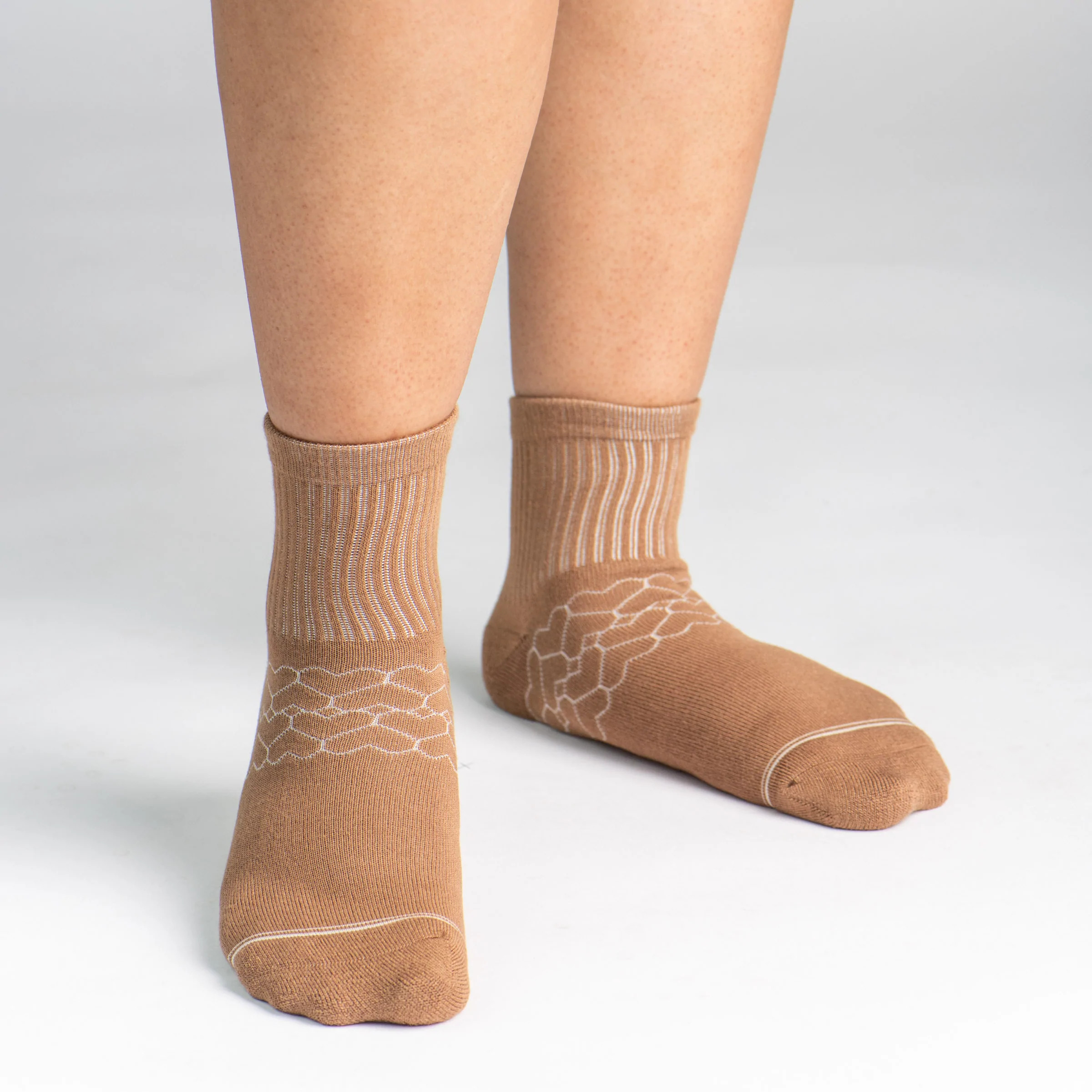 Pudus Bamboo Everyday Quarter Crew Socks | Moisture Wicking | Breathable |