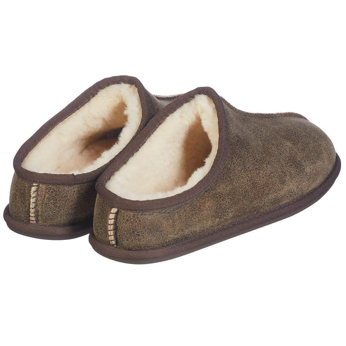 mens sheepskin clogs
