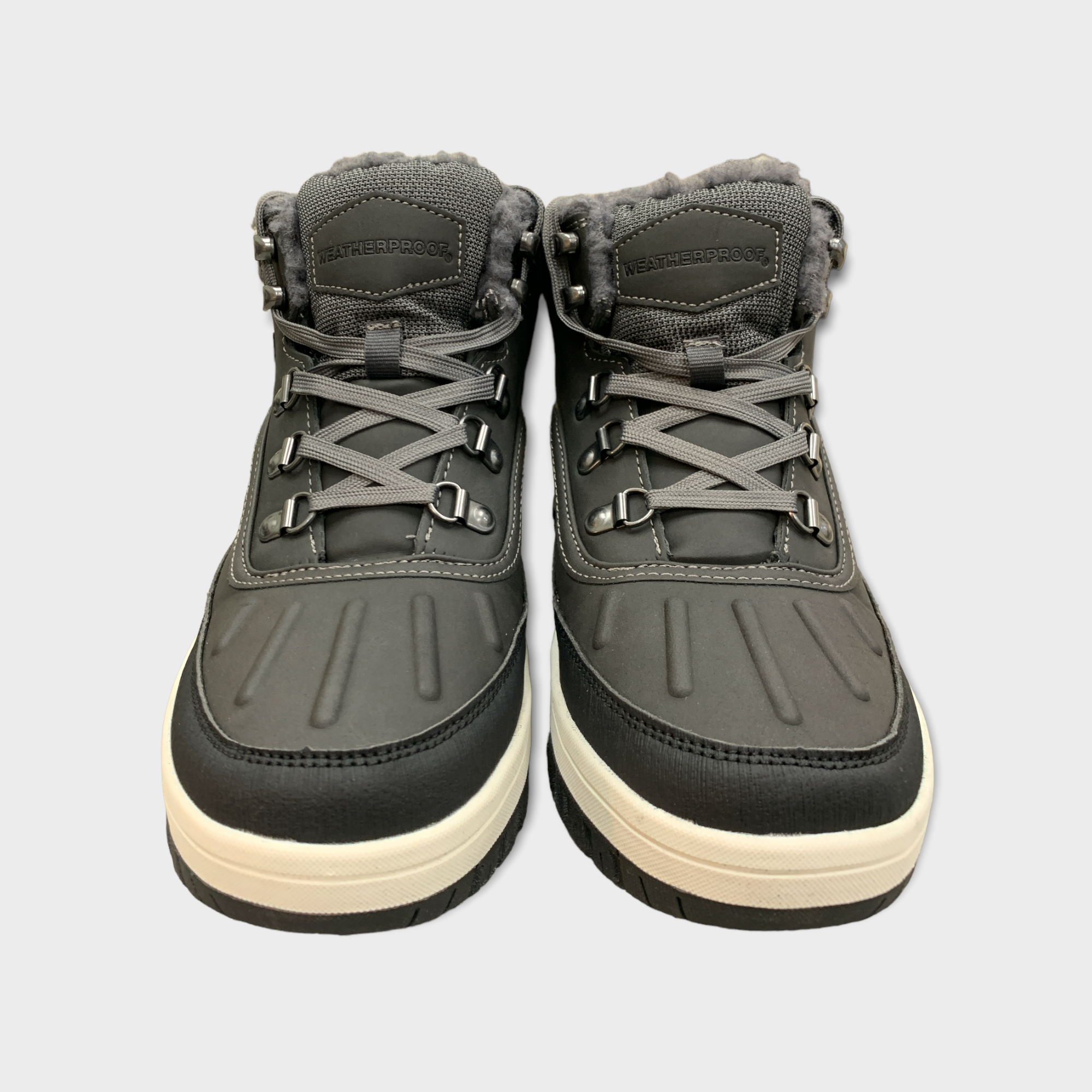 Weatherproof Slope Memory Foam Men's Sneaker Boots Knit Collar - Winter Sneaker - Picture 5 of 13