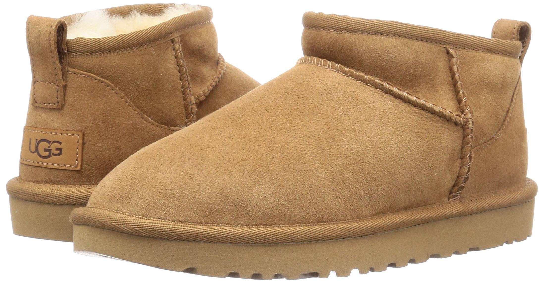 UGG Women's Classic Ultra Mini Boot - Ladies Fashion Sheepskin Boot - Picture 8 of 9