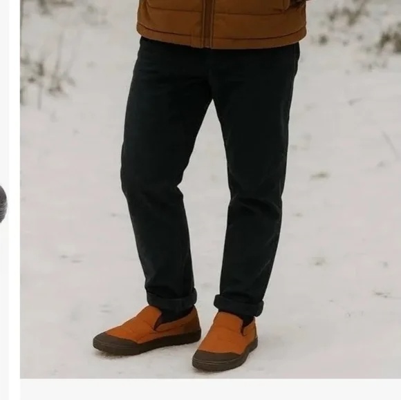 Staheekum Men’s Puff Camp Shoes Slipper Loafer Indoor Outdoor Sole Warm