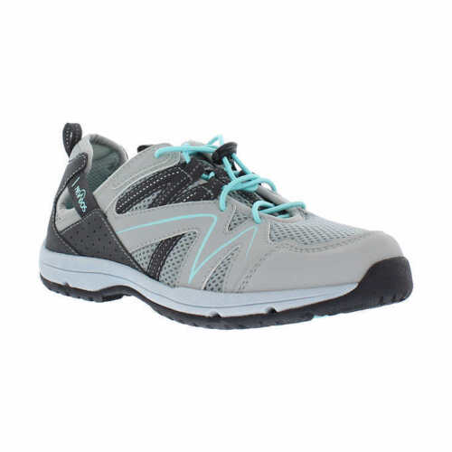 Zapatos de cierre bungee para mujer gris/azulado ligeros con ventilación - Imagen 3 de 12