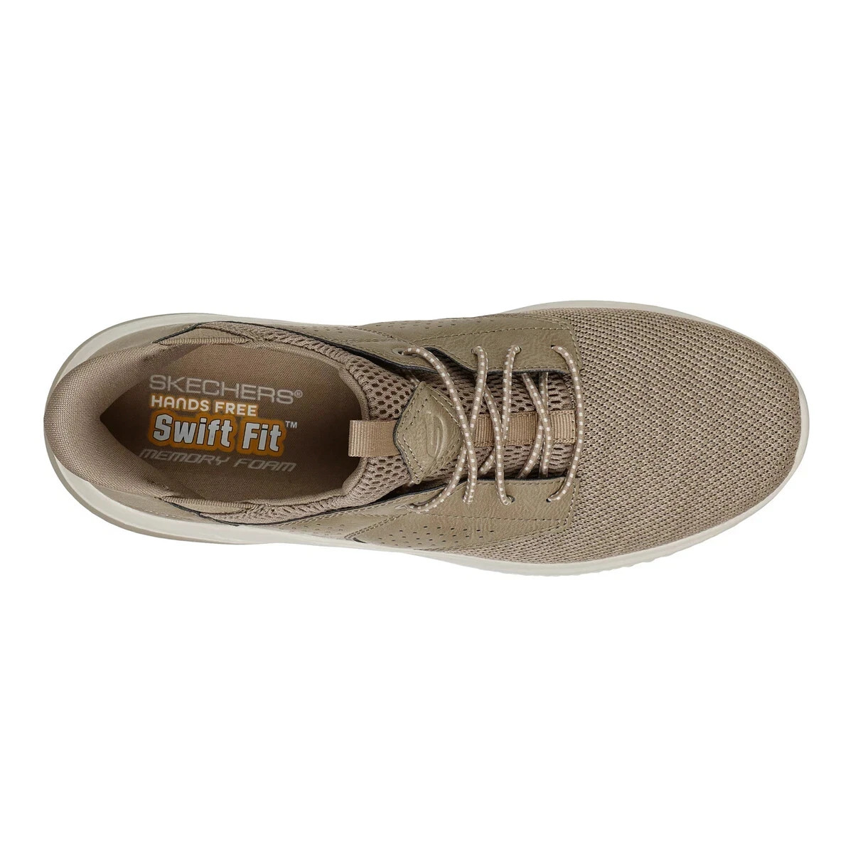 Skechers Herren Delson Hands Free Swift Fit Tennisschuh Freizeit Sneaker - Bild 10 von 11
