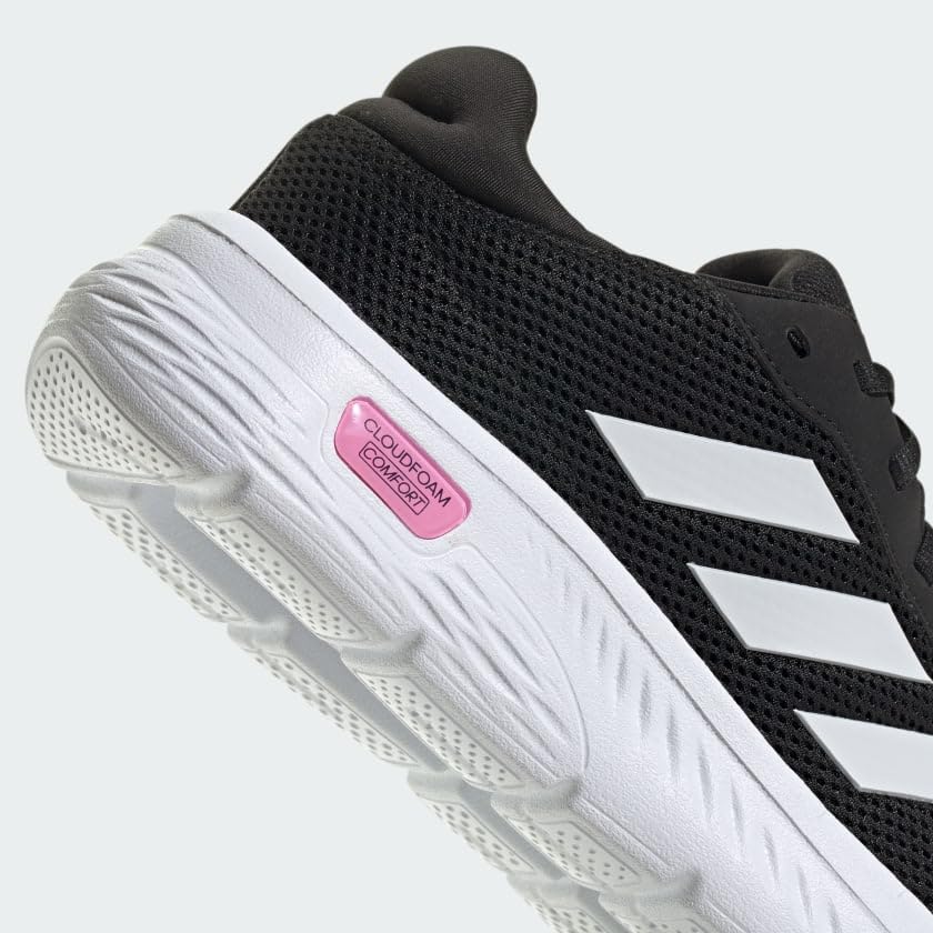 Adidas Cloudfoam Comfy Womens Walking Running Ladies Tennis Shoes Sneakers - Picture 7 of 17