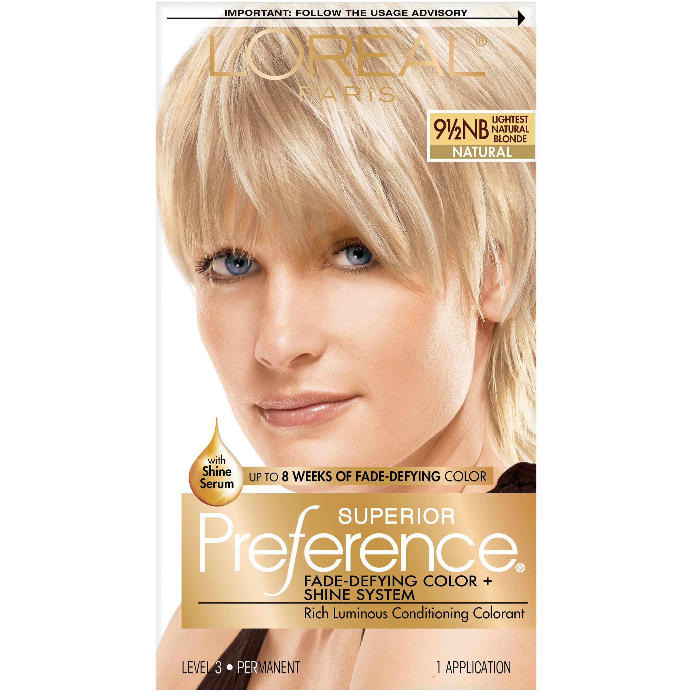 L'oreal Superior Preference 9.5 NB Lightest Natural Blonde, Hair Dye, 1 Kit 71249253304 eBay