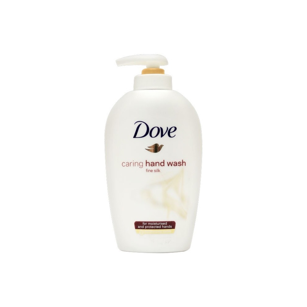 Dove Крем-мыло жидкое 250м (12ш/у) нежный шёлк с дозатором (8717163605776)