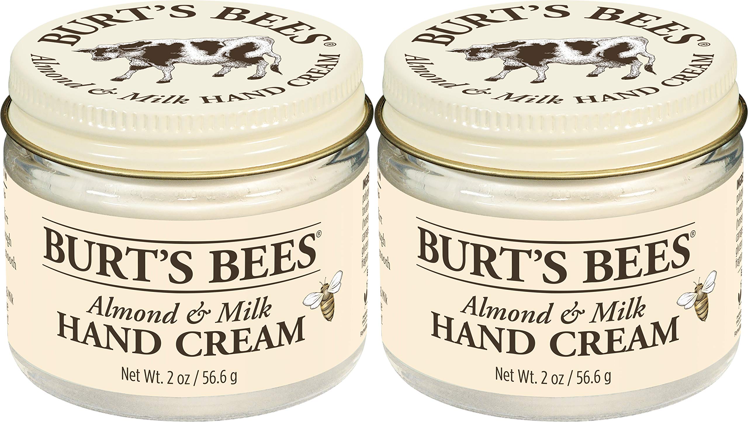 Burt's Bees Almond & Milk Hand Cream, 2 Oz Pack of 2 (Package May