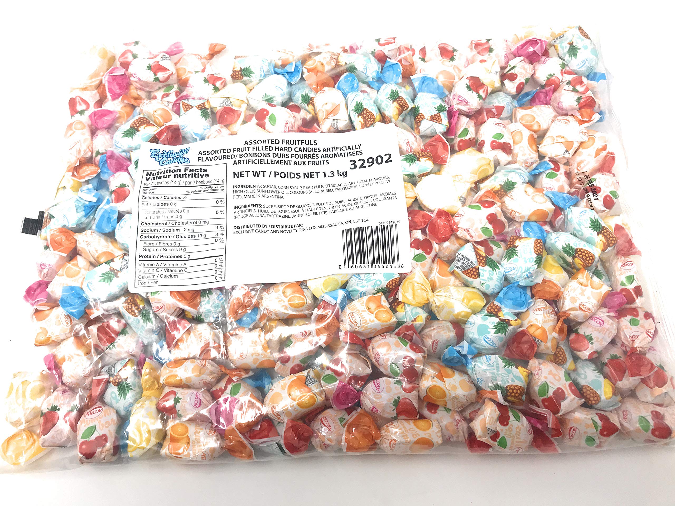 Exclusive Candy Assorted Fruit Filled Hard Candies, 1.3kg/2.9lb. Bag eBay