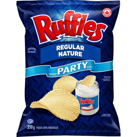 Lay's Ruffles Regular Potato Chips 350g/12.3 oz {Imported from Canada ...