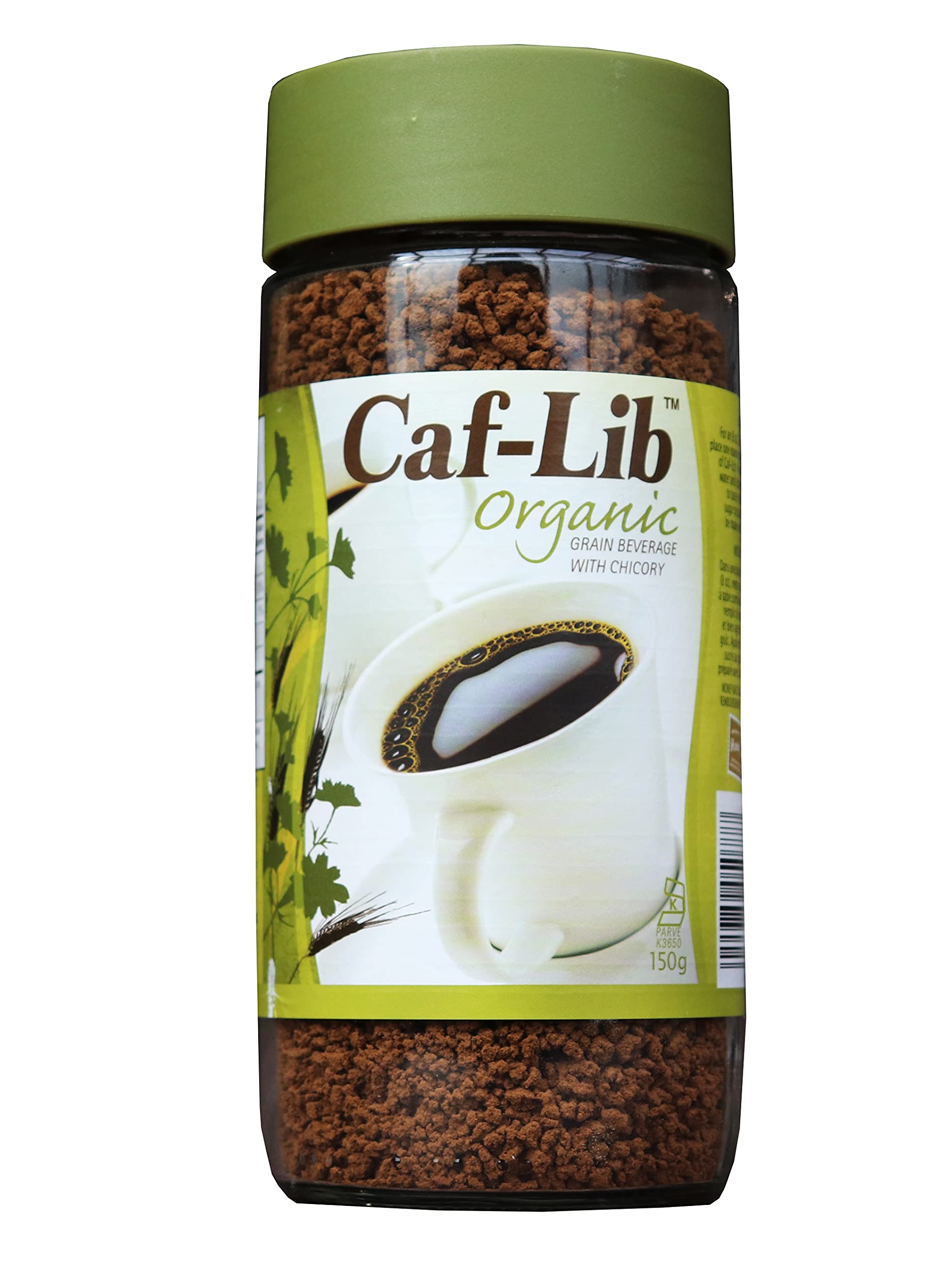 CafLib Organic Coffee Alternative with Barley and Chicory 150g