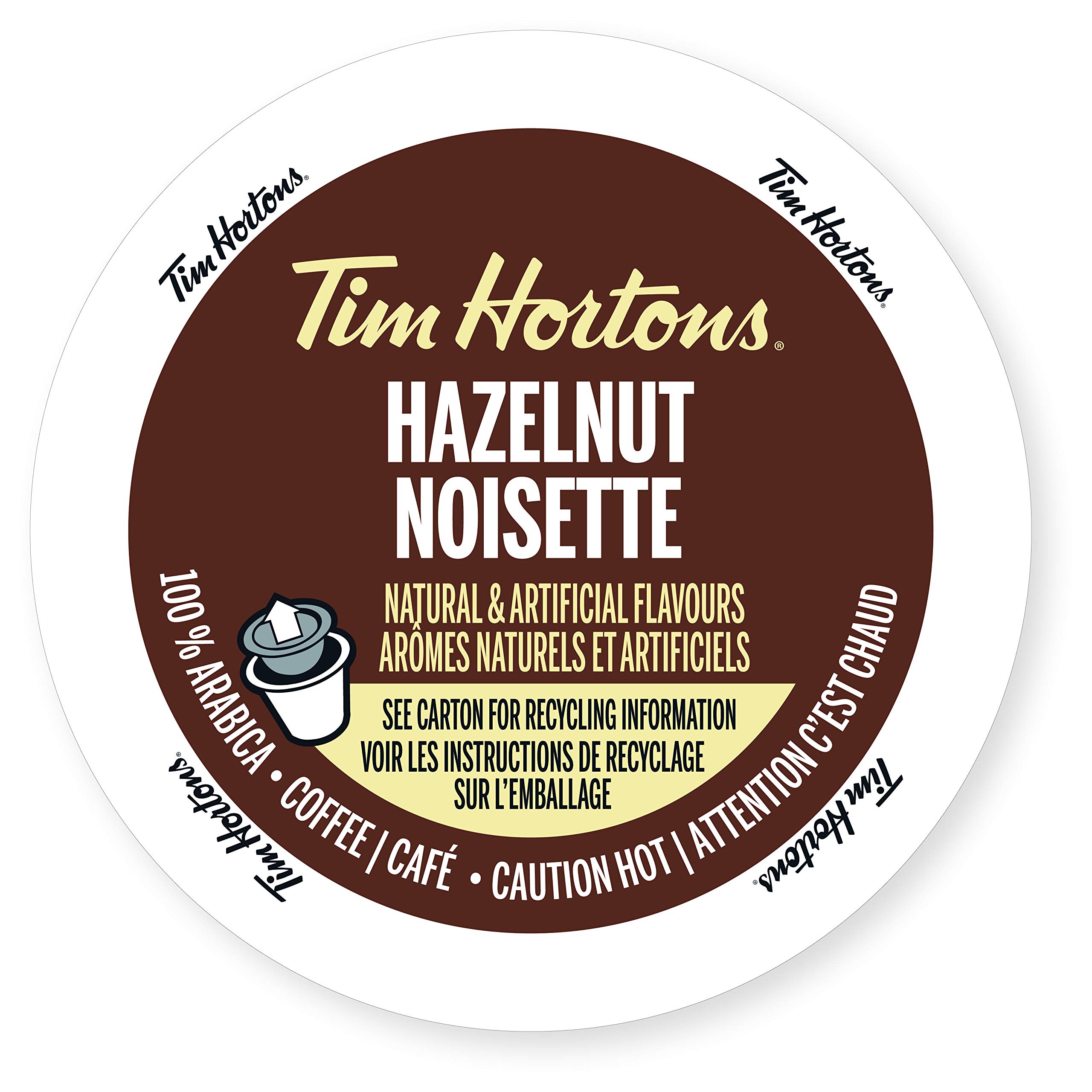 Tim Hortons Hazelnut Medium Roast Coffee, K-cup compatible ...