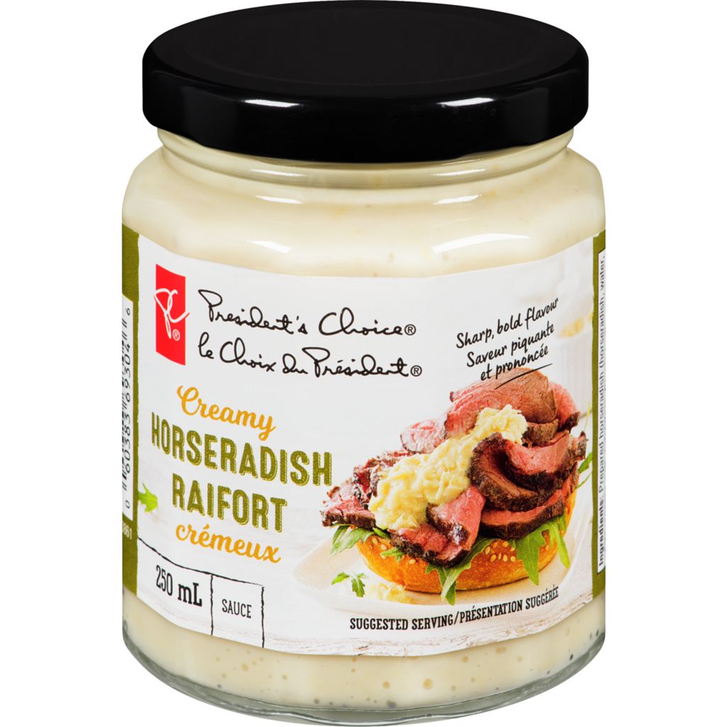 PC Creamy Horseradish Sauce, 250mL/8.5 oz., {Imported from Canada} eBay