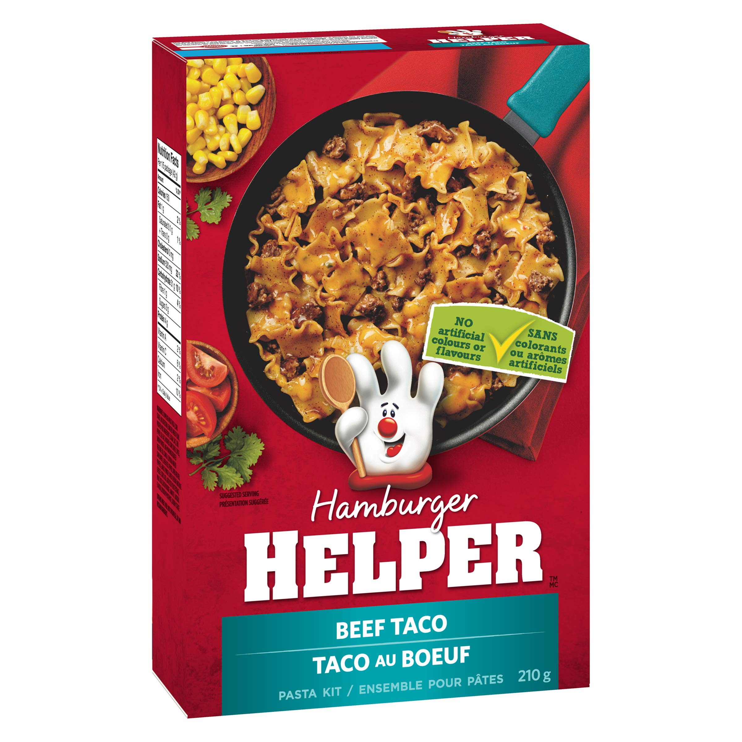 Hamburger Helper, Beef Taco, 210g/7.4oz., {Imported from Canada} eBay