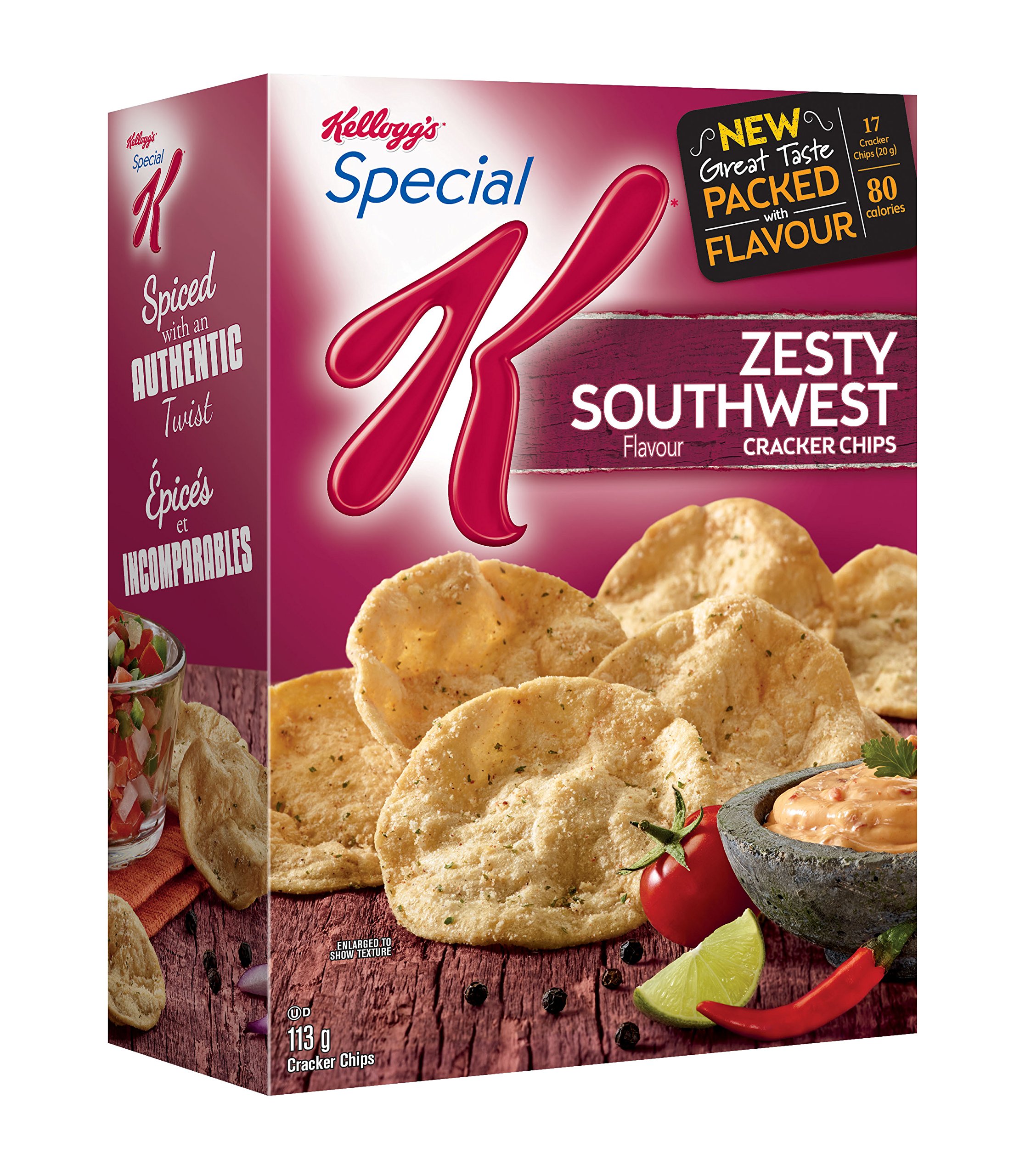 Kellogg's Special K Cracker Chips Zesty Southwest 113g{Imported from