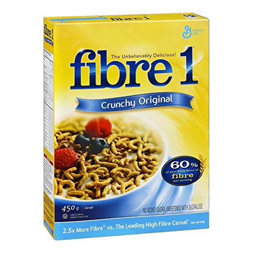 General mills very high fibre bran cereal with no added sugar fibre 1 Original bran cereal (065633075634)