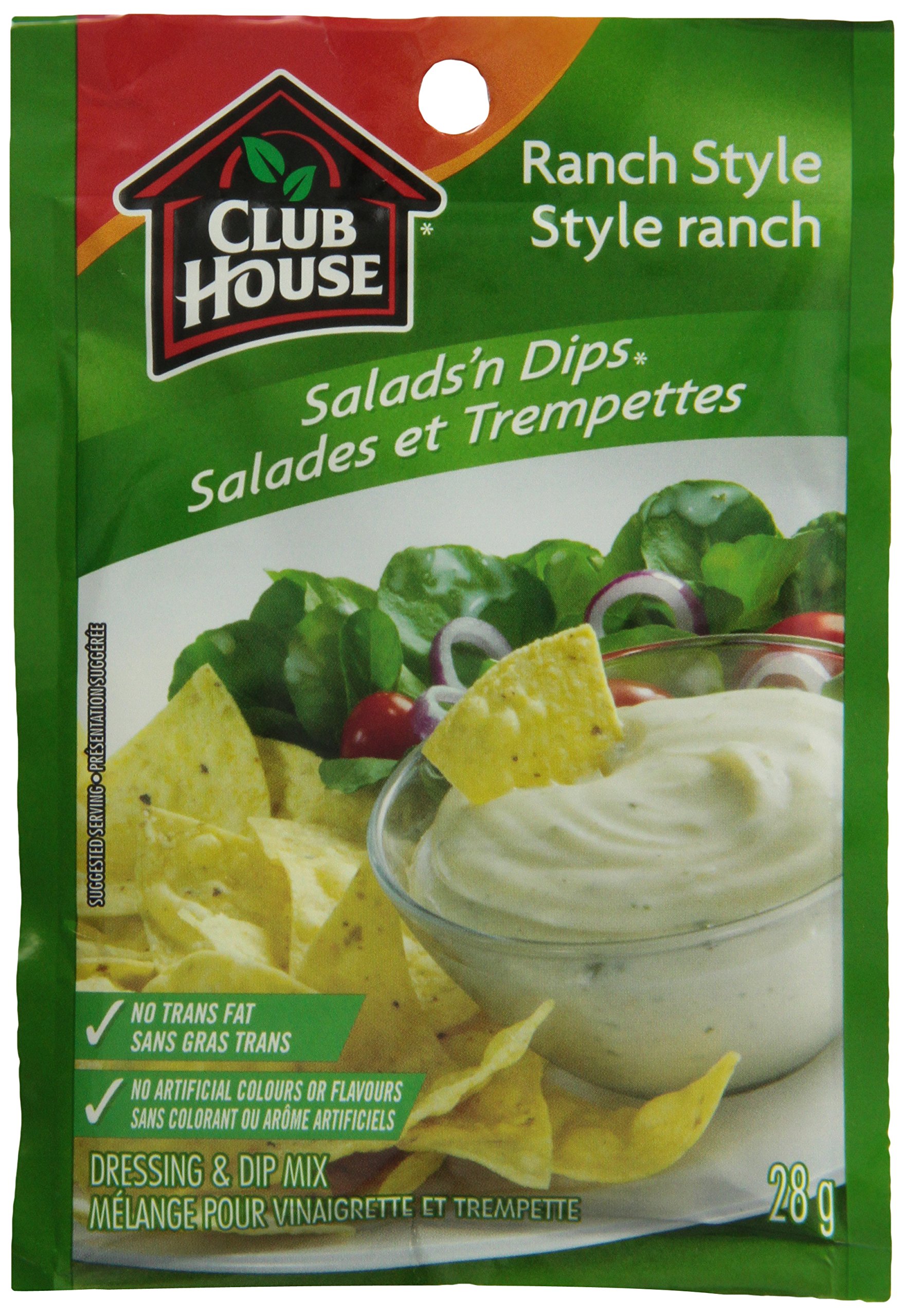 Club House Ranch Style Dressing & Dip Mix, 28g/1oz., {Imported from