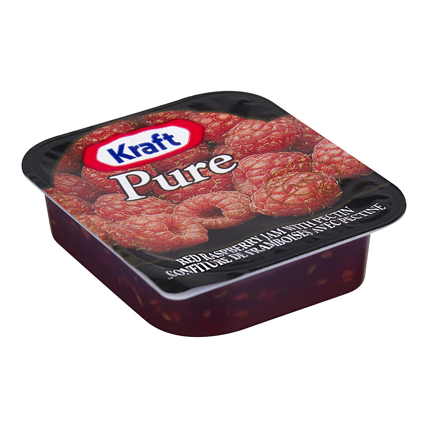 Kraft Pure Raspberry Jam, 16ml Packets, 200 Count, {Imported from