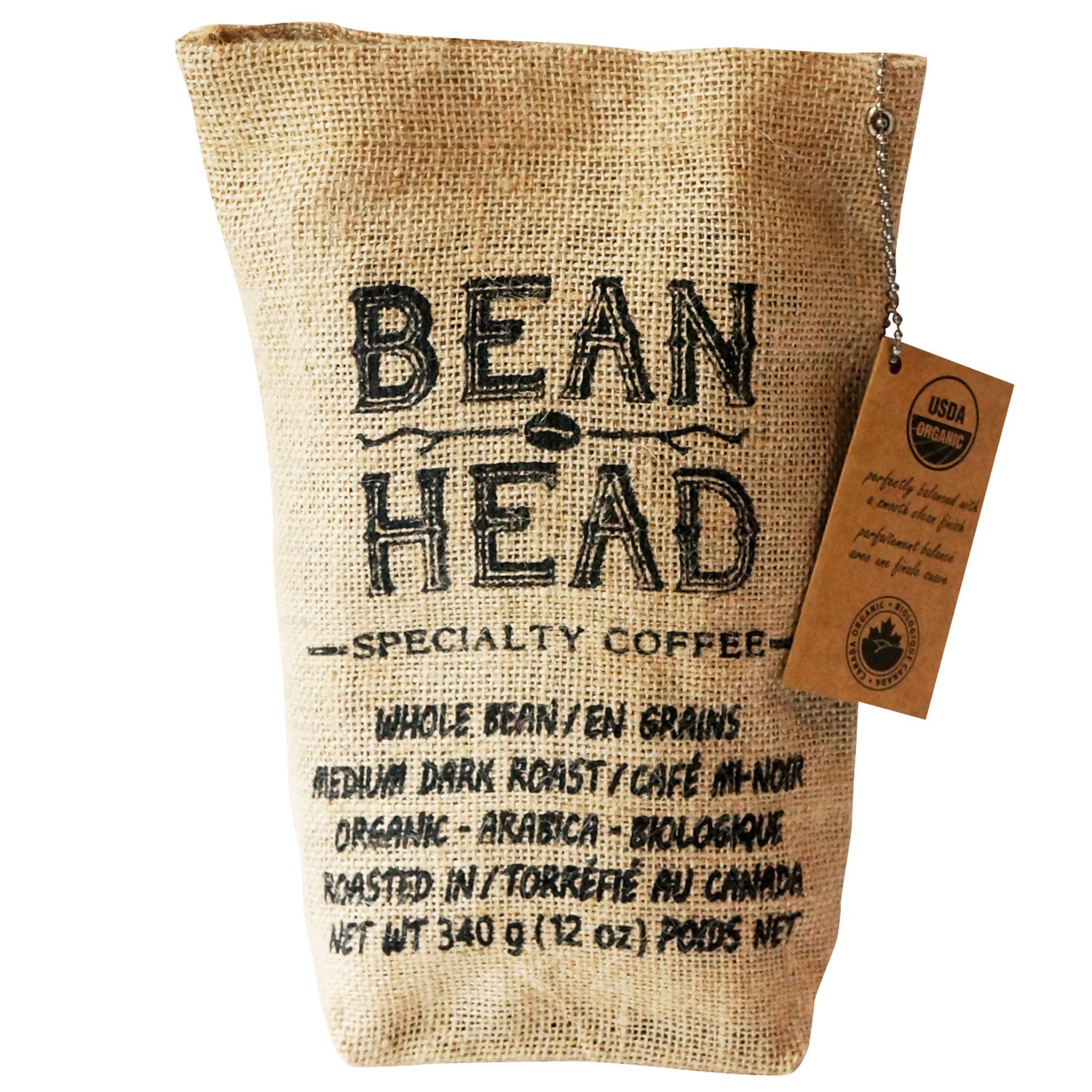 Bean Head Premium Organic Coffee, 12oz {Imported from Canada} eBay