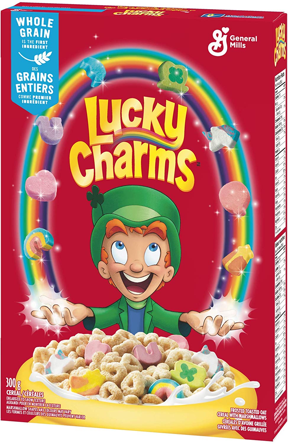 General Mills LUCKY CHARMS Cereal, 300g/10.6 oz., {Imported from Canada ...