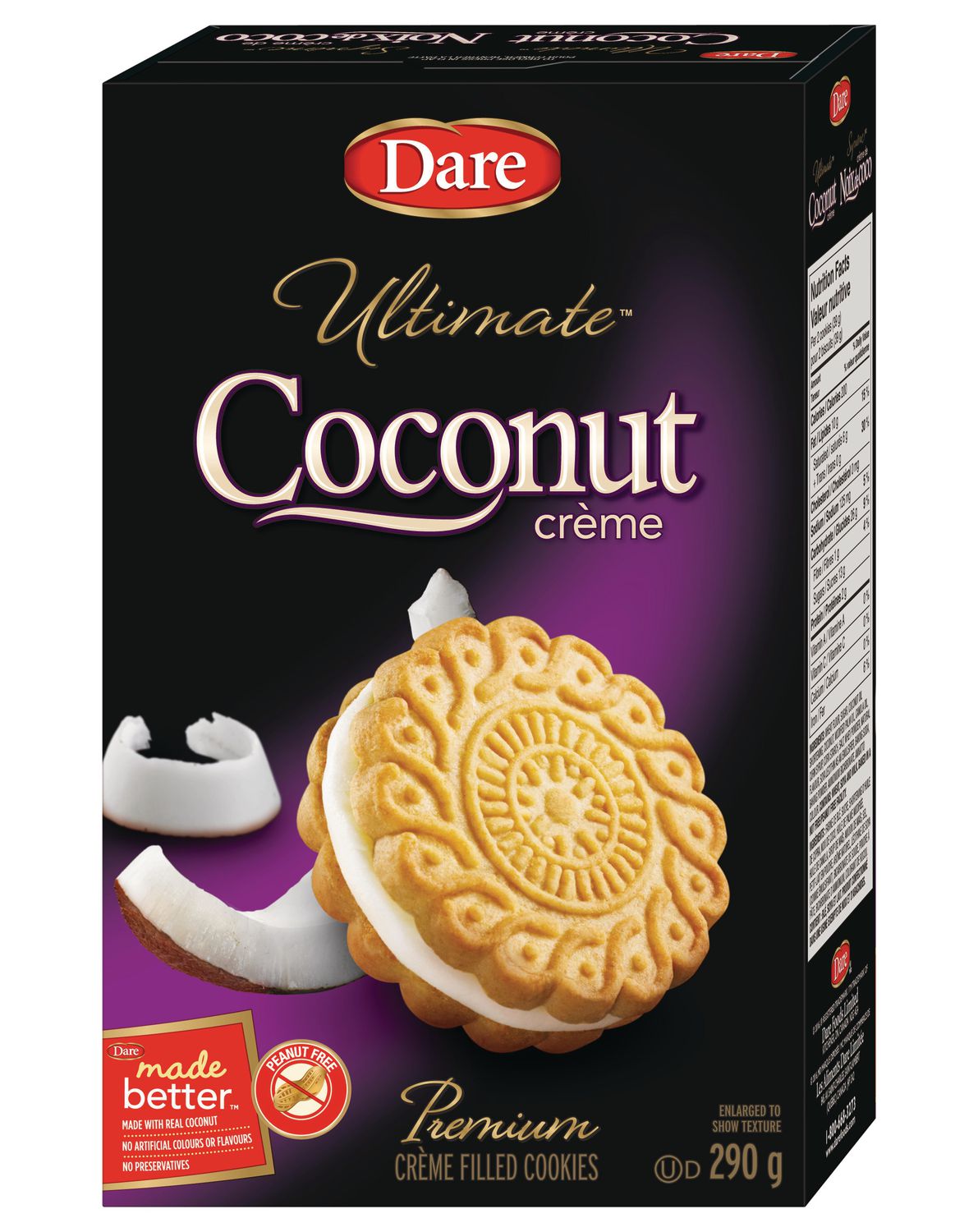 Wage Ultimate Coconut Creme Cookies, 290g/10.2 OZ, {importiert aus