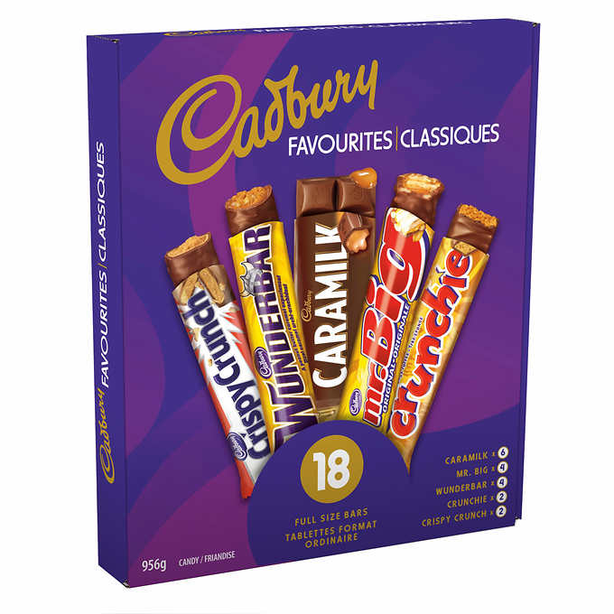 Cadbury 18 Chocolate Bars Caramilk Mr Big Crispy Crunch Wunderbar 936g Ebay