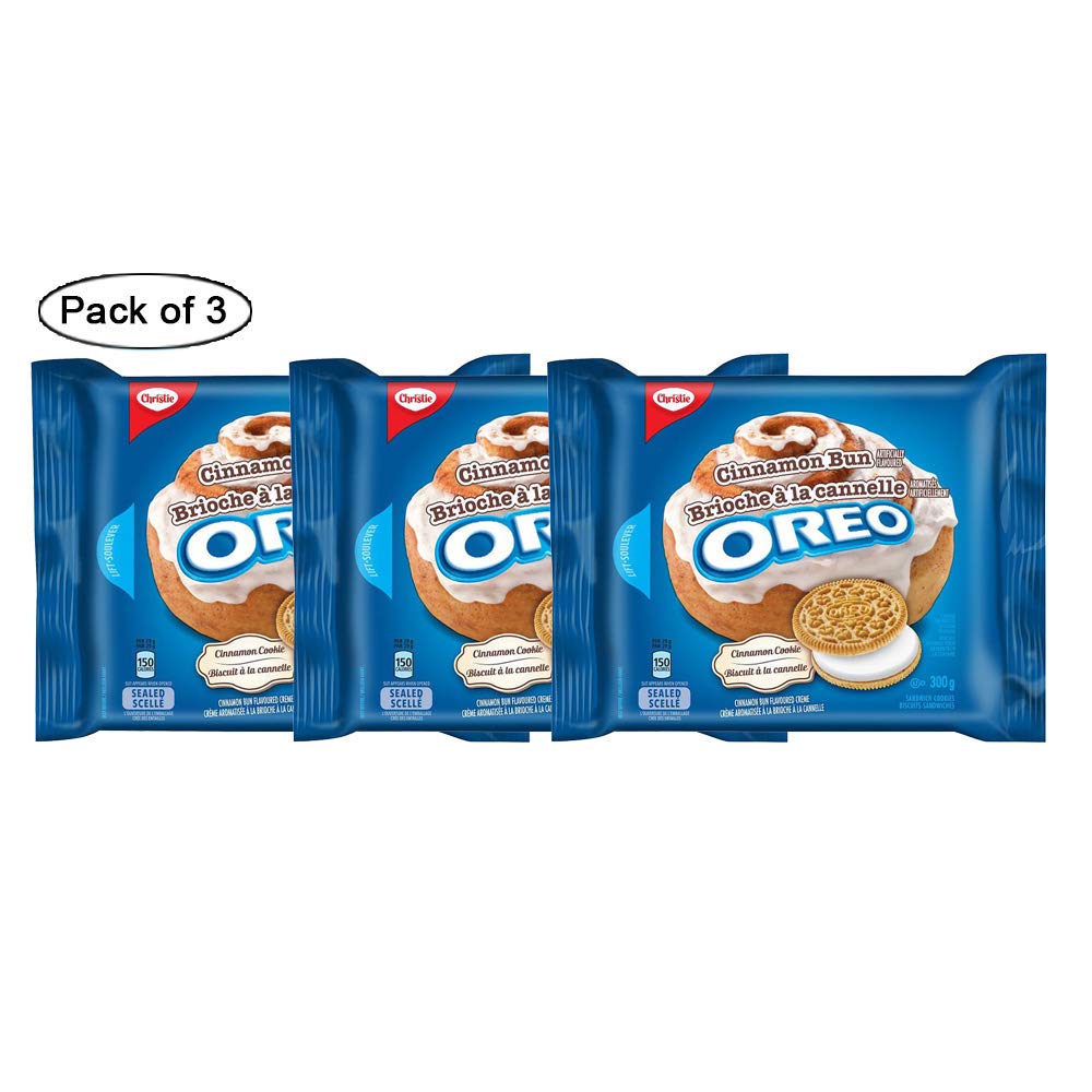 Christie, Oreo Cinnamon Bun Cookies, 303g/10.7oz., 3ct., {Imported from ...