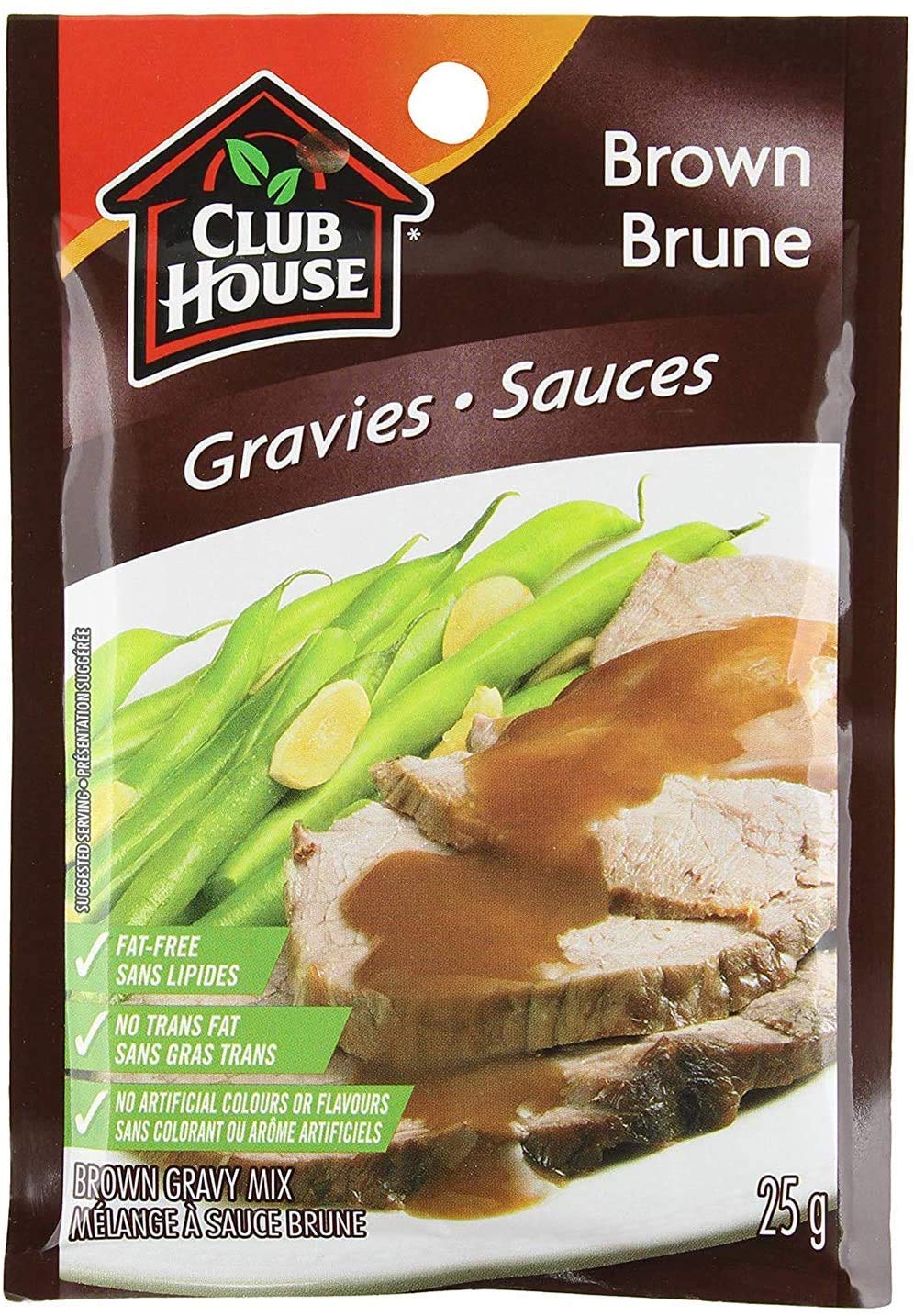 Club House, Brown Gravy Mix, (25g/1oz.,) 12 pack {Imported from Canada ...