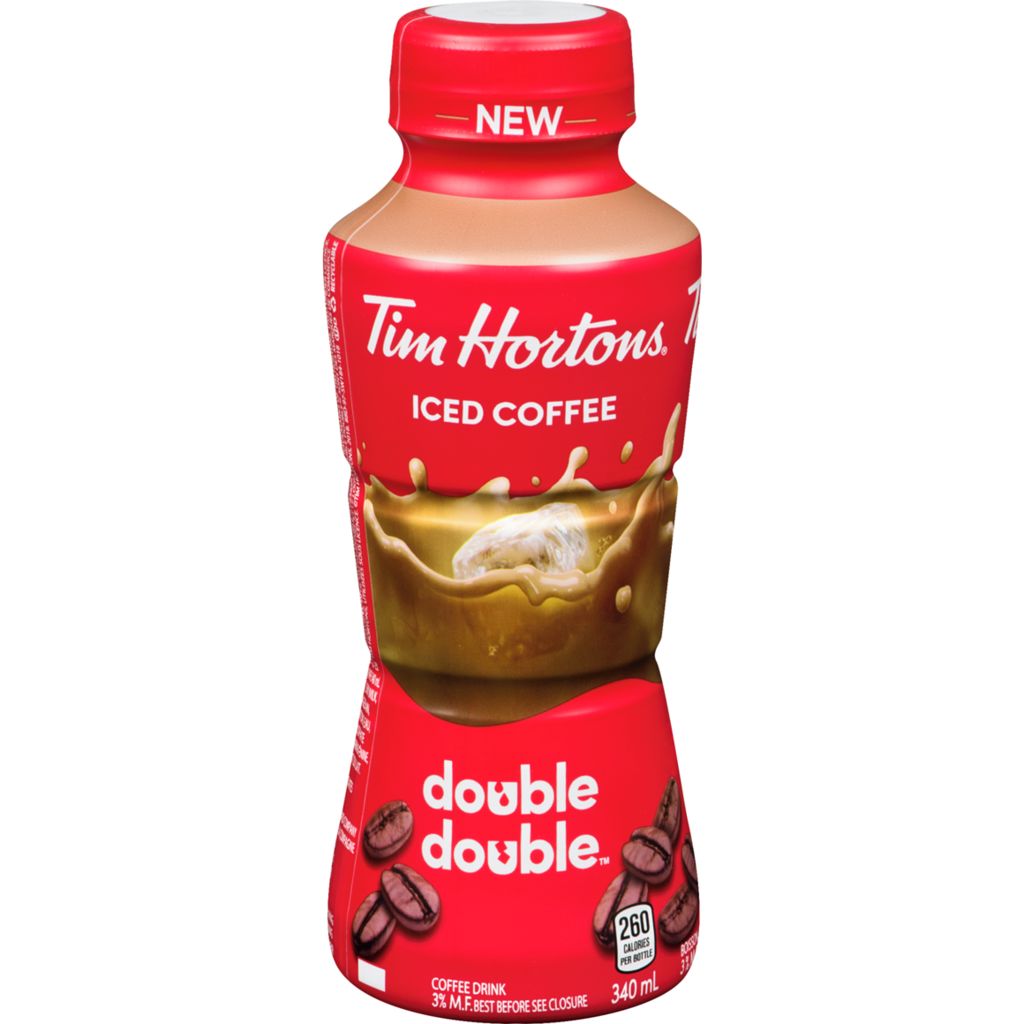 Tim Hortons Iced Coffee, Double Double,340mL/11.5oz, 12ct,{Imported