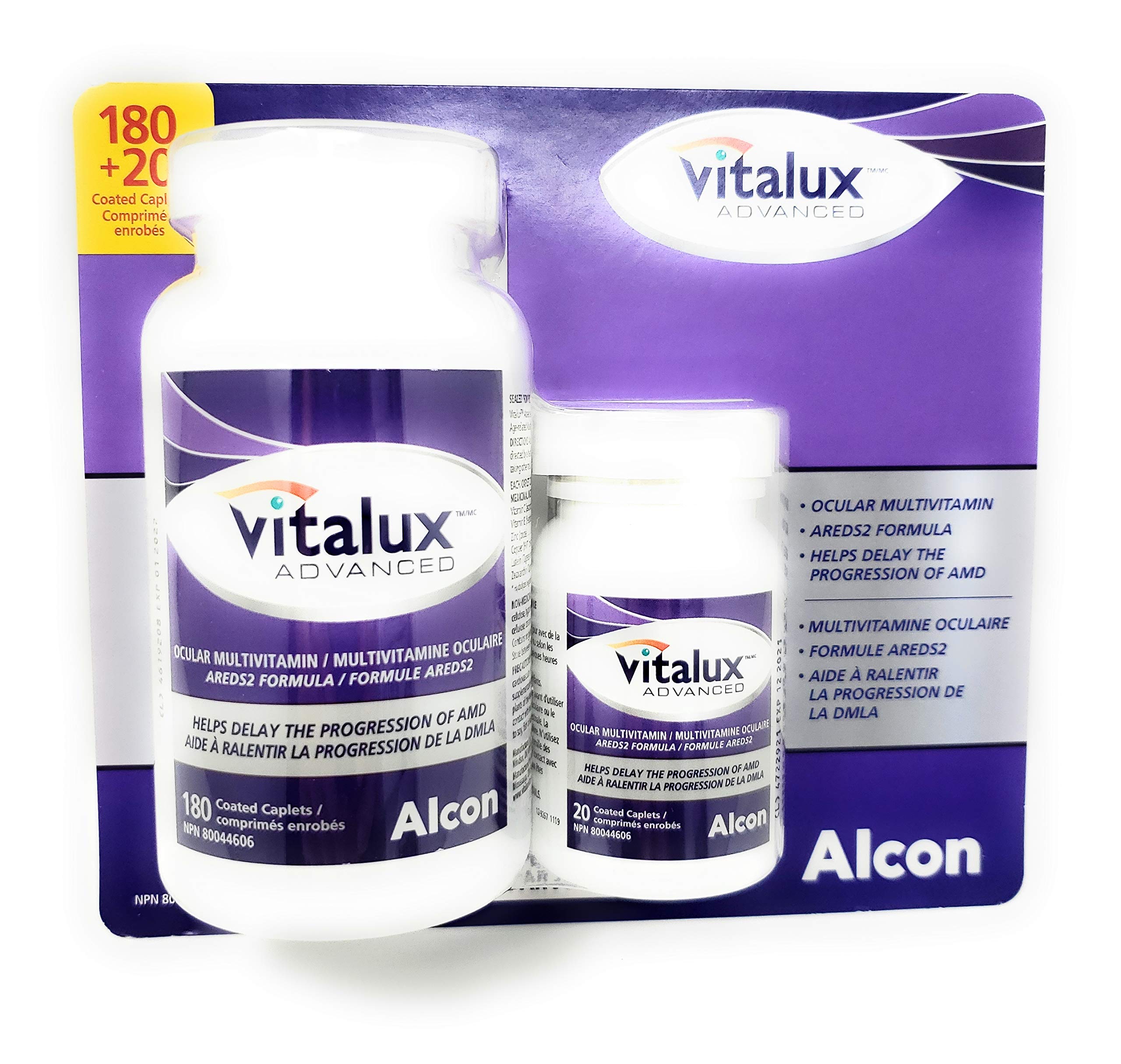 Vitalux Advanced Ocular Multivitamin 180 + 20 Coated Caplets