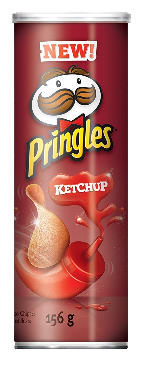 Pringles Potato Chips, Ketchup, 156 grams/5.50oz, {Imported from Canada ...
