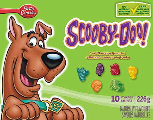 Betty Crocker Scoobydoo Assorted Fruit Flavored Snacks