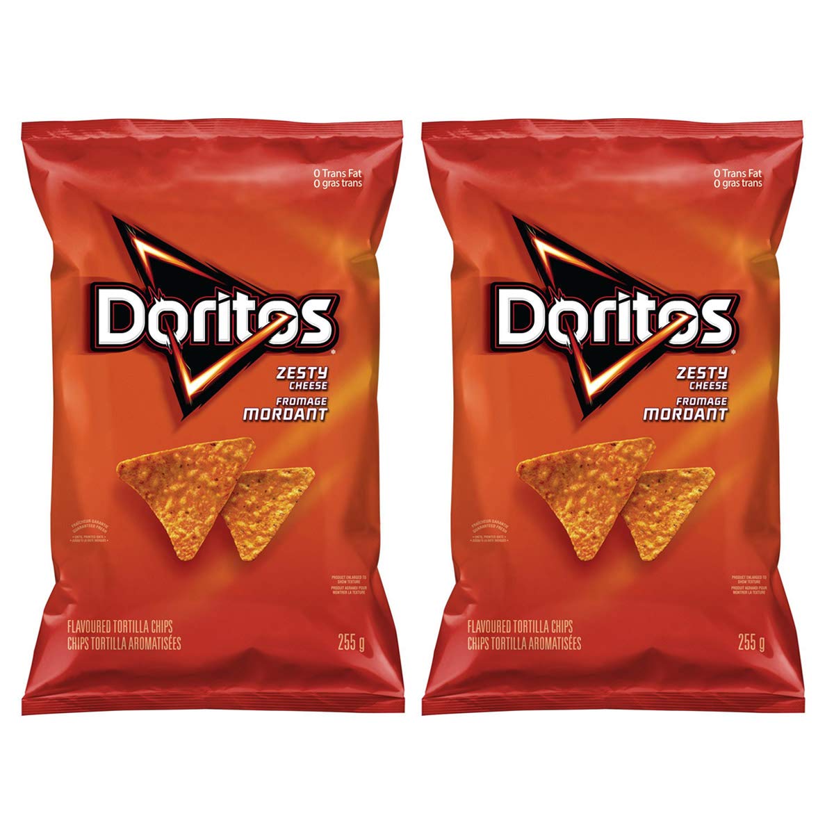 Doritos Zesty Cheese Tortilla Chips, 255g/9oz, 2-Pack {Imported from ...