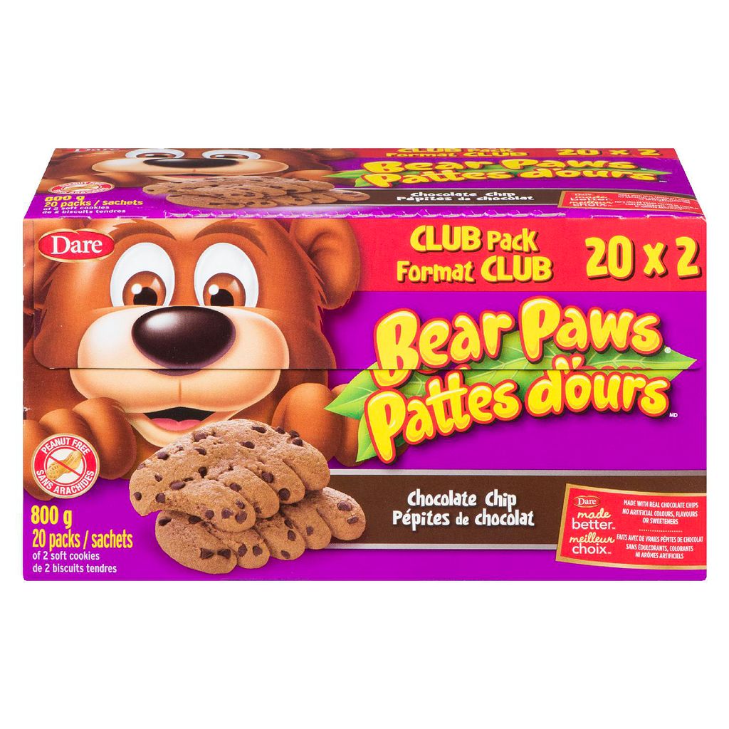 bear paw breaktime oatmeal cookies canada
