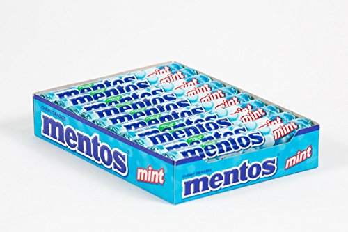 Mentos variety flavored candy 1.32 oz/37g, 20 Rolls(Mint){Imported from ...