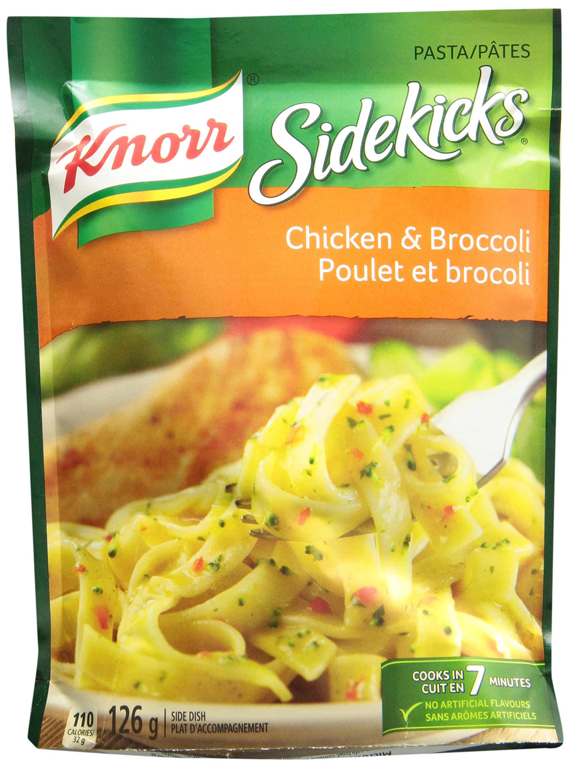Knorr Sidekicks, Chicken Broccoli Pasta Side Dish, 126g/5oz.,8ct