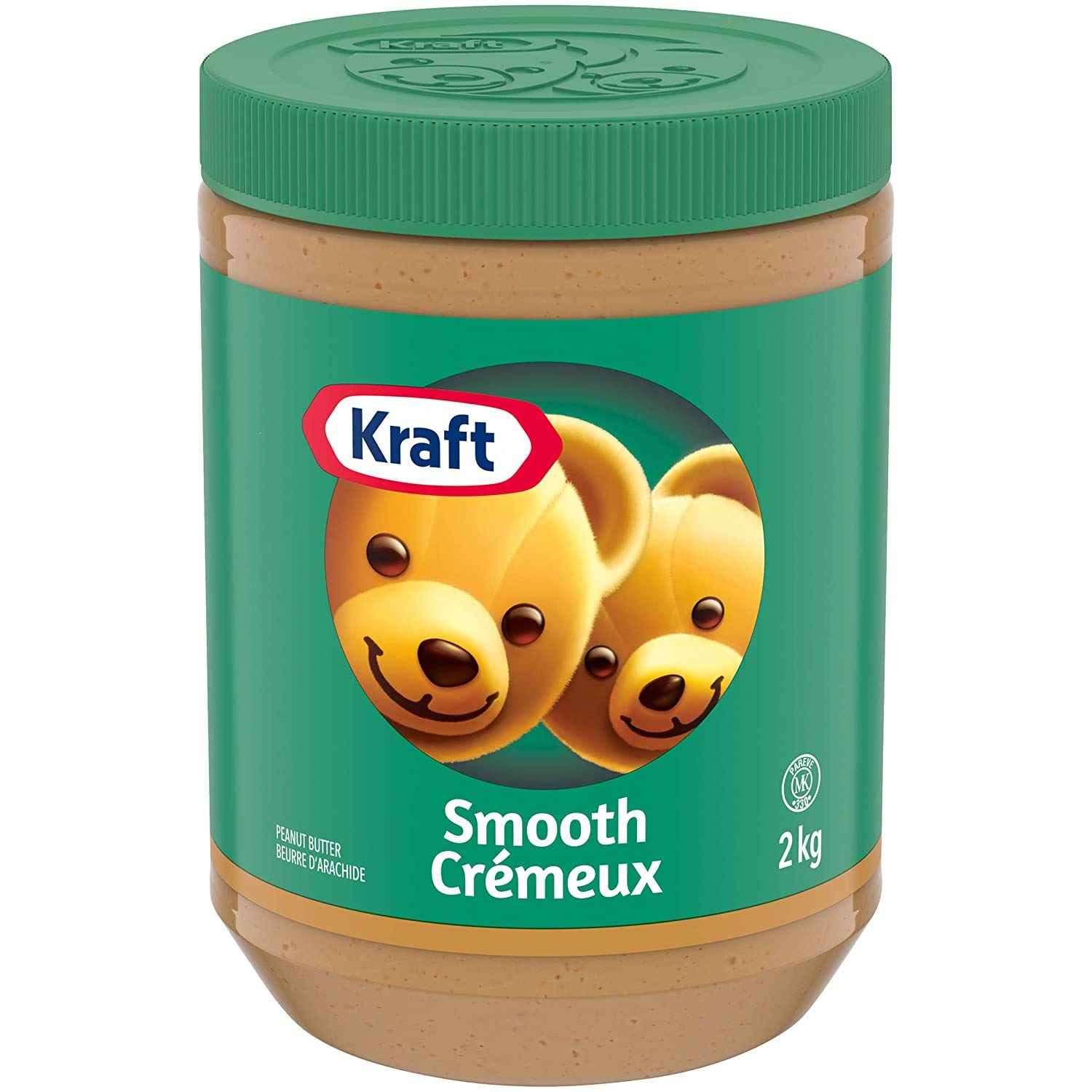 Kraft Peanut Butter, Smooth (2 Kg/4.4 lbs.) {Imported From Canada