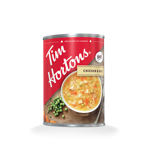 Tim Hortons Chicken & Rice Soup, 540ml/18 fl. oz., (12ct) {Imported