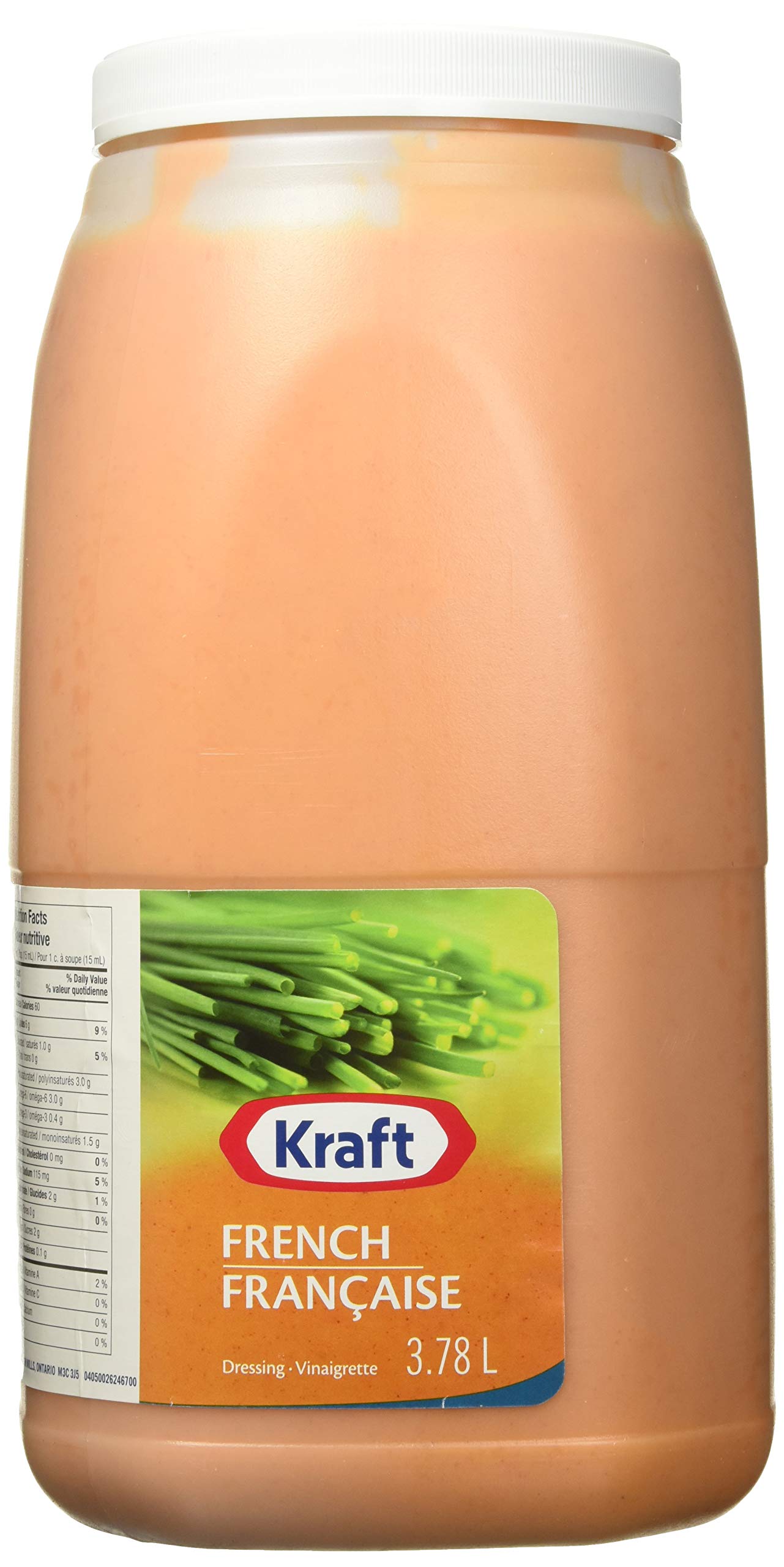 Kraft French Salad Dressing, 3.78L/1 Gallon per jug (2pk),{Imported