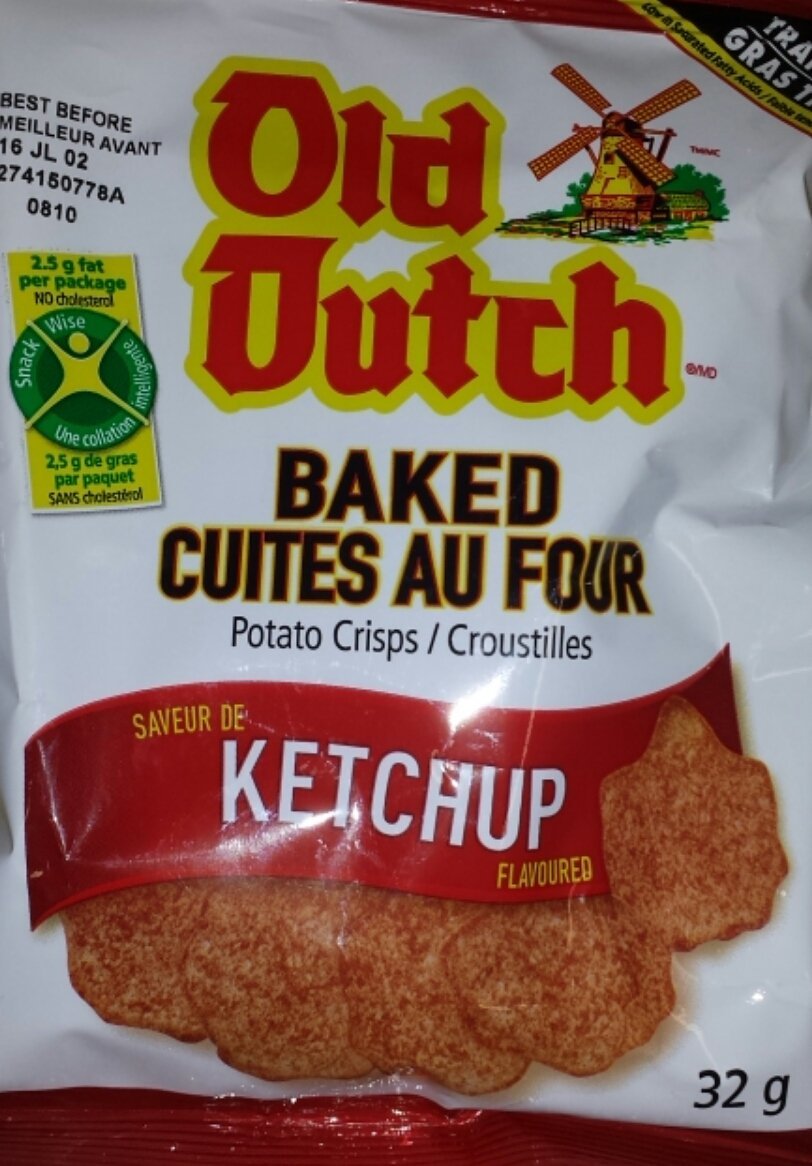 Old Dutch Baked Potato Chips Ketchup 32g113 Oz Imported From Canada Ebay