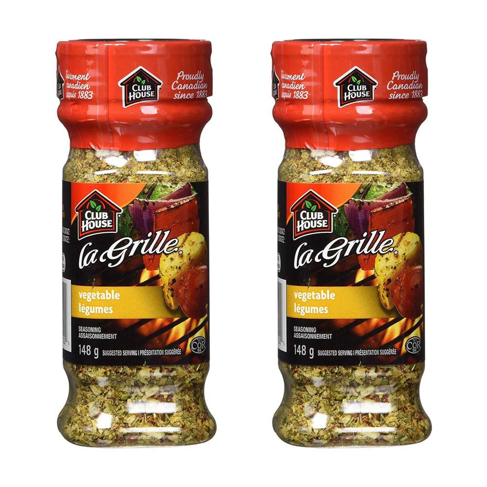 Club House La Grille, Vegetable Seasoning, 148g/5.2oz, 2Pack