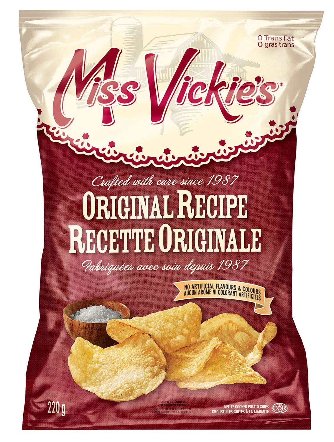 Miss Vickies Original Kettle Cooked Chips, 220g/7.8oz {Imported from Canada} eBay Miss Vickies Original Kettle Cooked Chips, 220g/7.8oz {Imported from Canada} eBay