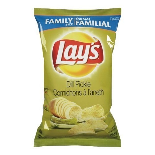 Lay's Dill Pickle & Ketchup Chips 2 Large Bags of Each {Imported from